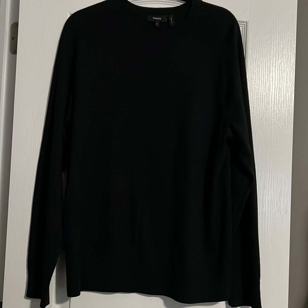 Mens Theory Cashwool Crewneck Sweater
